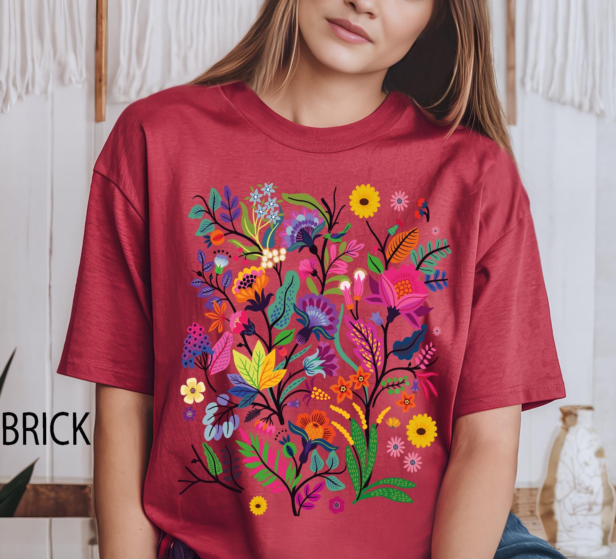 Comfort Colors® Wildflower Shirt, Wild Flowers Shirt, Floral Shirt ...