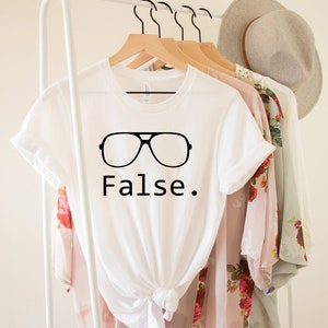 False Shirt, Office Lover Shirt, Dwight Funny Shirt, Dwight False Tshirt, Womens Clothing, Unisex Ladies Tee, Office Gift, Gift for Coworker image 7
