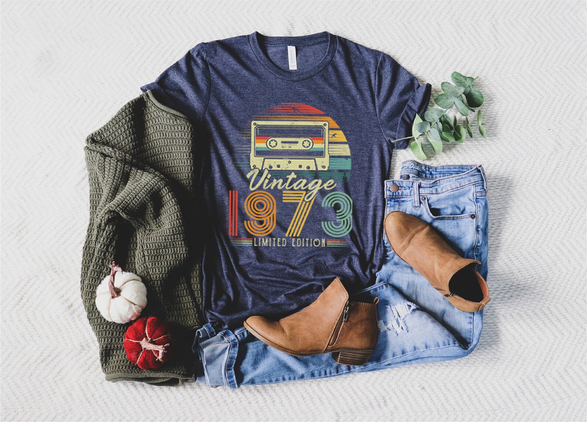 Discover 50th Birthday Shirt,Vintage 1973 Shirt, 50th Birthday Gift T-Shirt
