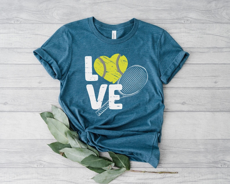 Tennis Shirt For Women, Tennis Love Shirt, Tennis Gifts, Tennis Mom T-Shirt, Sports Mom Apparel, Tennis Coach Gift, Table Tennis Player Gift bild 5