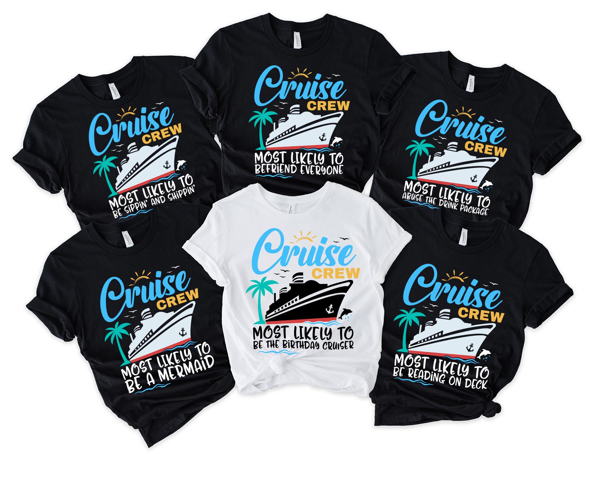 Most Likely to Cruise Shirts, Family Cruise Shirts, Funny Cruise Shirts, Matching Cruise Shirts, Group Cruise Shirts, Vacation Shirts Family
