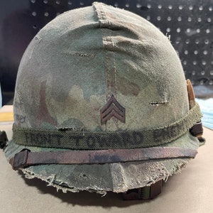 Custom Vietnam era steel M1 Helmet replica