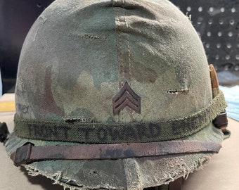 Réplica personalizada de casco M1 de acero de la era de Vietnam