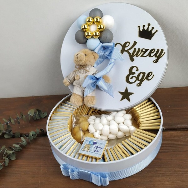 Baby chocolate / bebek çikolatası / dekoratif çikolata kutusu / ikramlık çikolata / özel kutusunda bebek çikolatası / Baby chocolate box