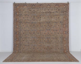 2,5x3,5m Vintage Türkischer Teppich, Handgefertigte Antike Teppiche