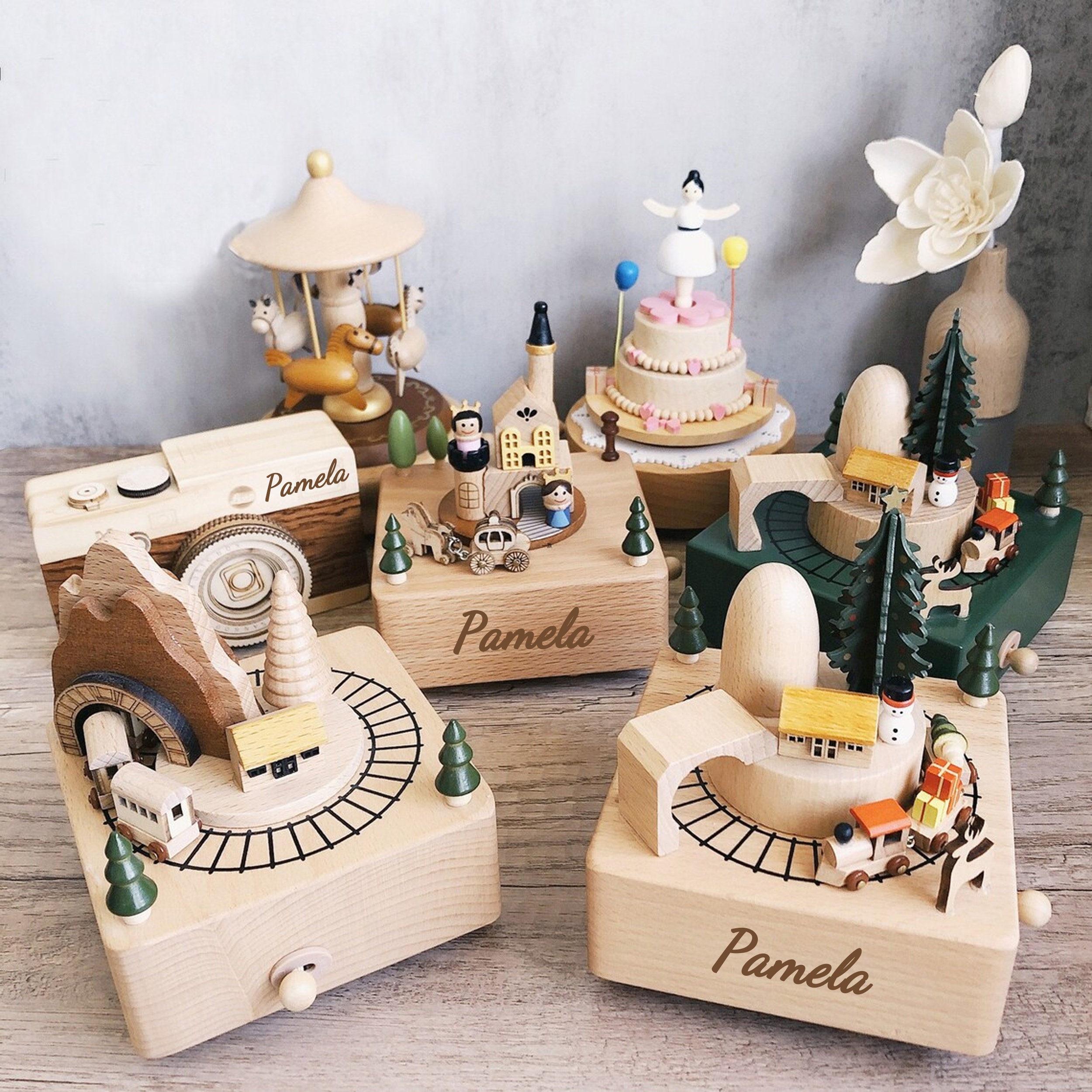 Personalized Custom Handmade Music Box Children's Day Etsy Canada