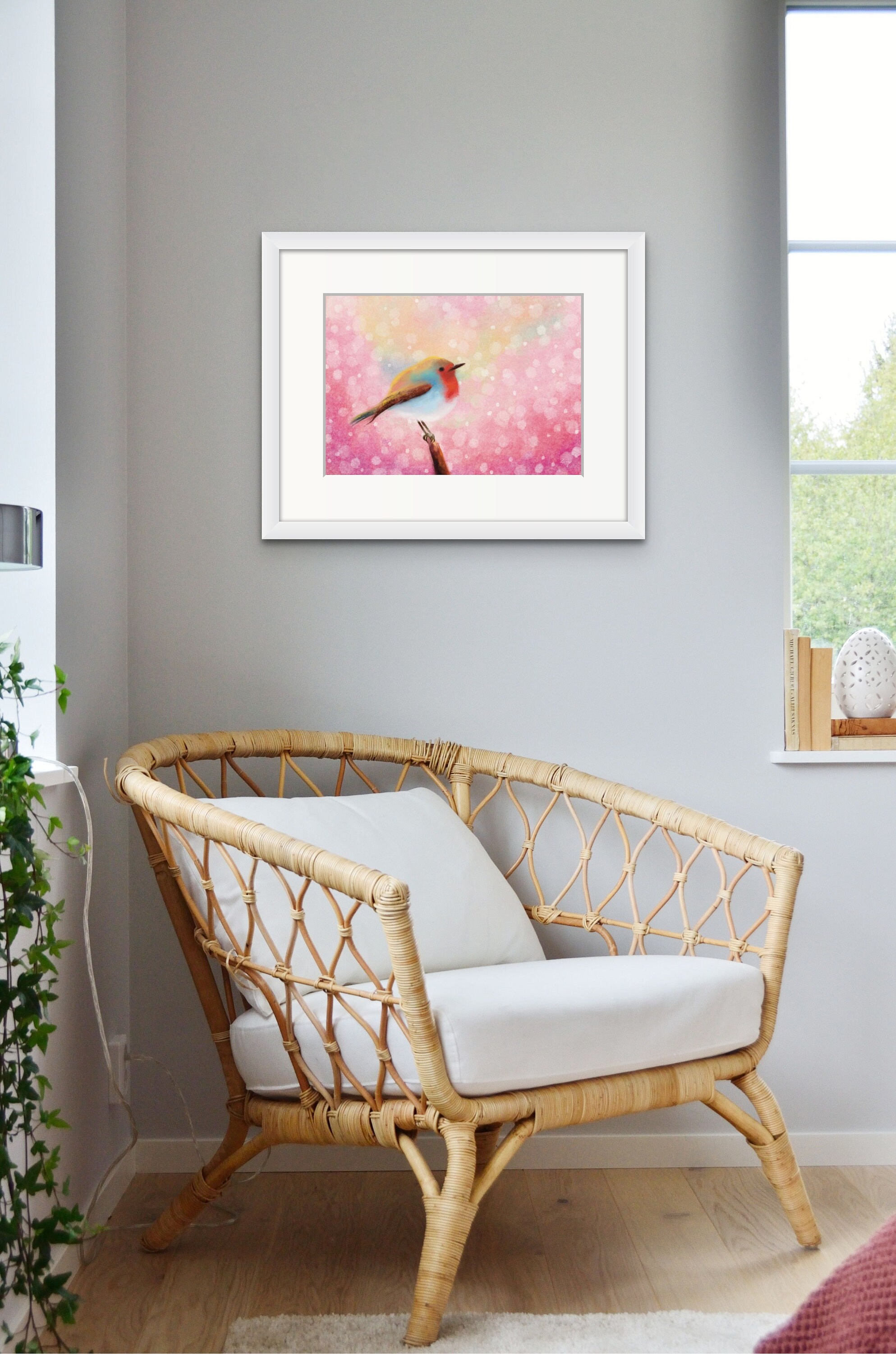 Robin Dreamy Art Print/poster for Wall Art Home Decor by Lingyee Fu - Etsy