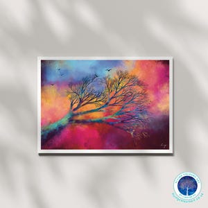 Trouver une maison - automne hiver, maison familiale, malade rêveur, impression d'art mural, affiche, carte, décoration d'intérieur, par Lingyee Fu