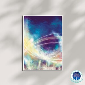 Abstrait 05 tornade imaginaire ouragan ville orageuse circulation art mural rêveur impression affiche carte décoration d'intérieur par Lingyee Fu