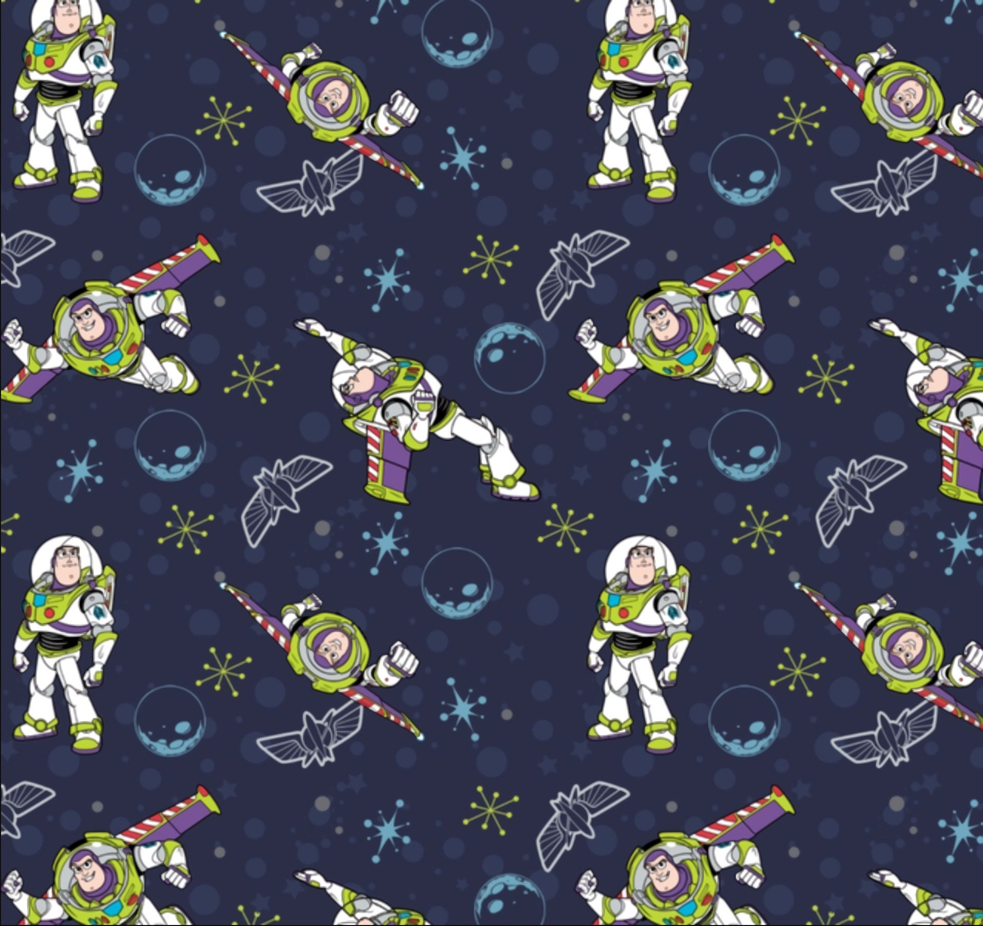 Buzz Lightyear Wrapping Paper Toy Story Gift Wrap Toy Story Etsy
