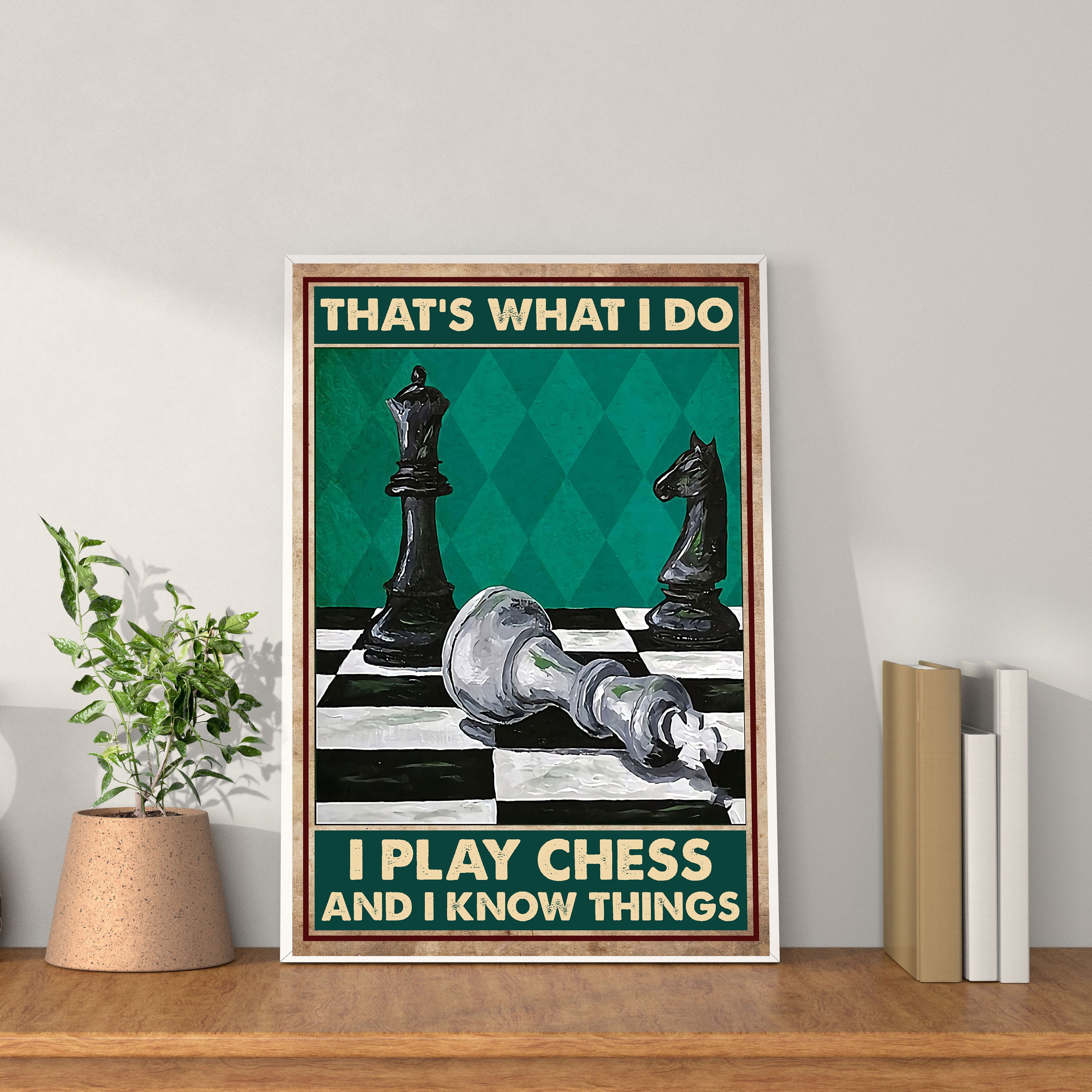 Chess Lovers Player Quotes Board games  Poster for Sale by TastefulTees