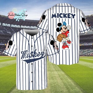 Mickey Mouse x Cleveland Guardians Baseball Jersey - Scesy