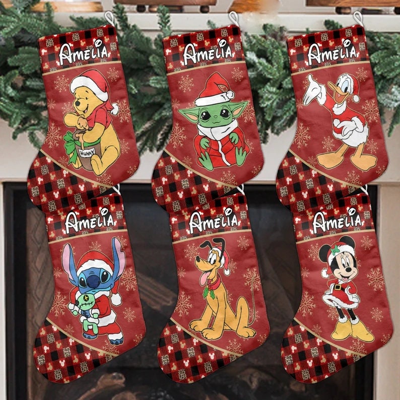 Discover Personalized Disney Christmas Stocking