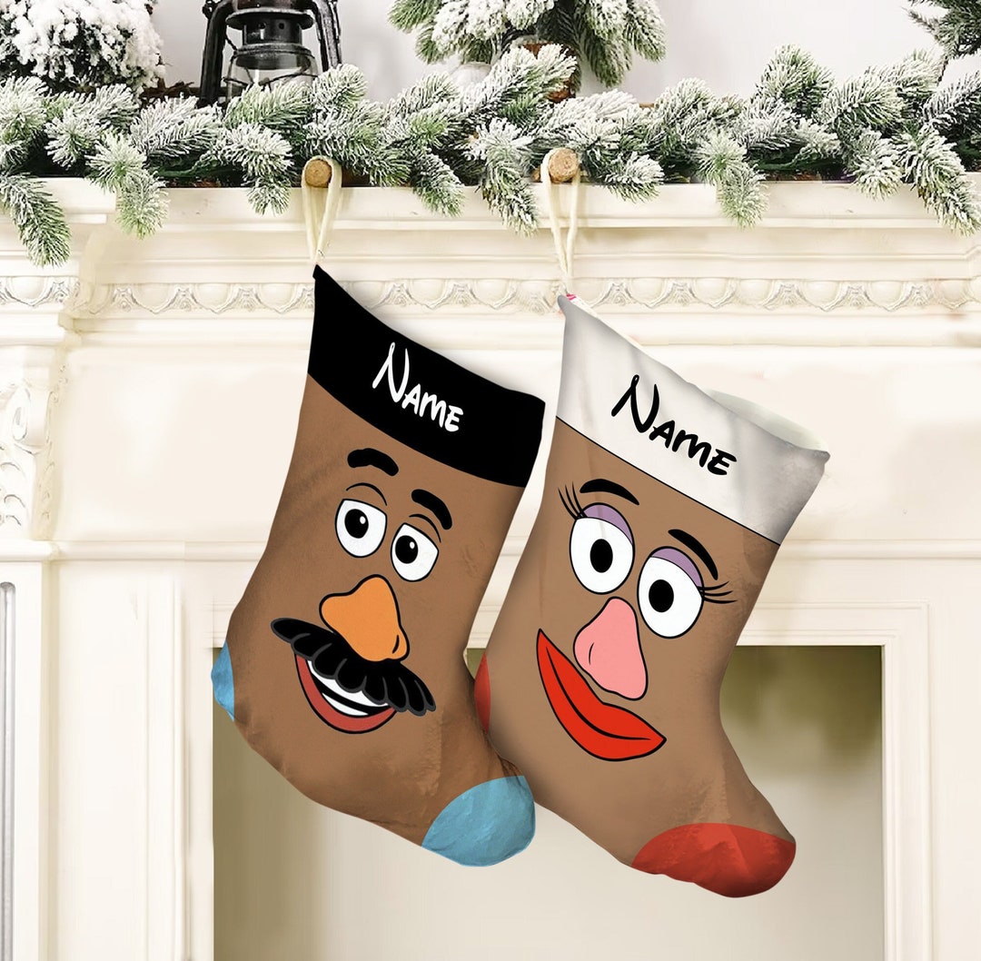 Personalized Toy Story Christmas Stocking Mr. Potato and Mrs. - Etsy