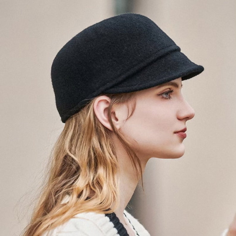 Early Autumn New Wool Knight Hat, Equestrian Hat, Fashion Wild Woolen