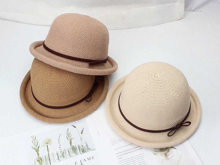 c97-STRW // Small Gauge Straw // Full Brim Straw Hat — CAPTUER