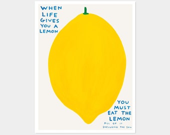Wenn das Leben dir eine Zitrone schenkt