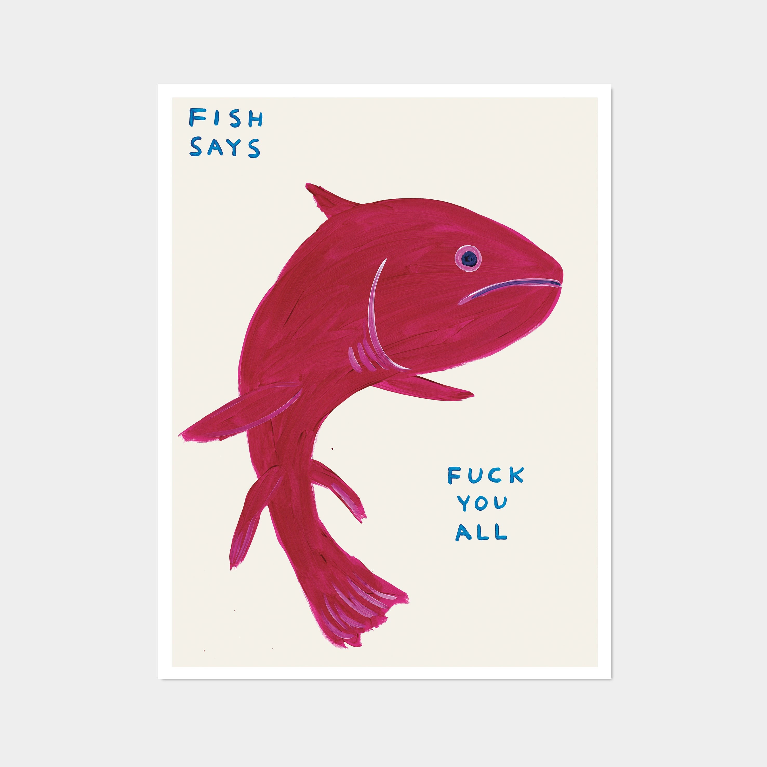 Fish Says Fuck You All - Etsy