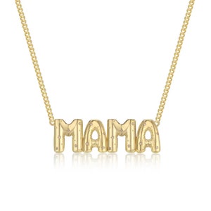 Inlay Moissanite Name Bubble Necklace image 2