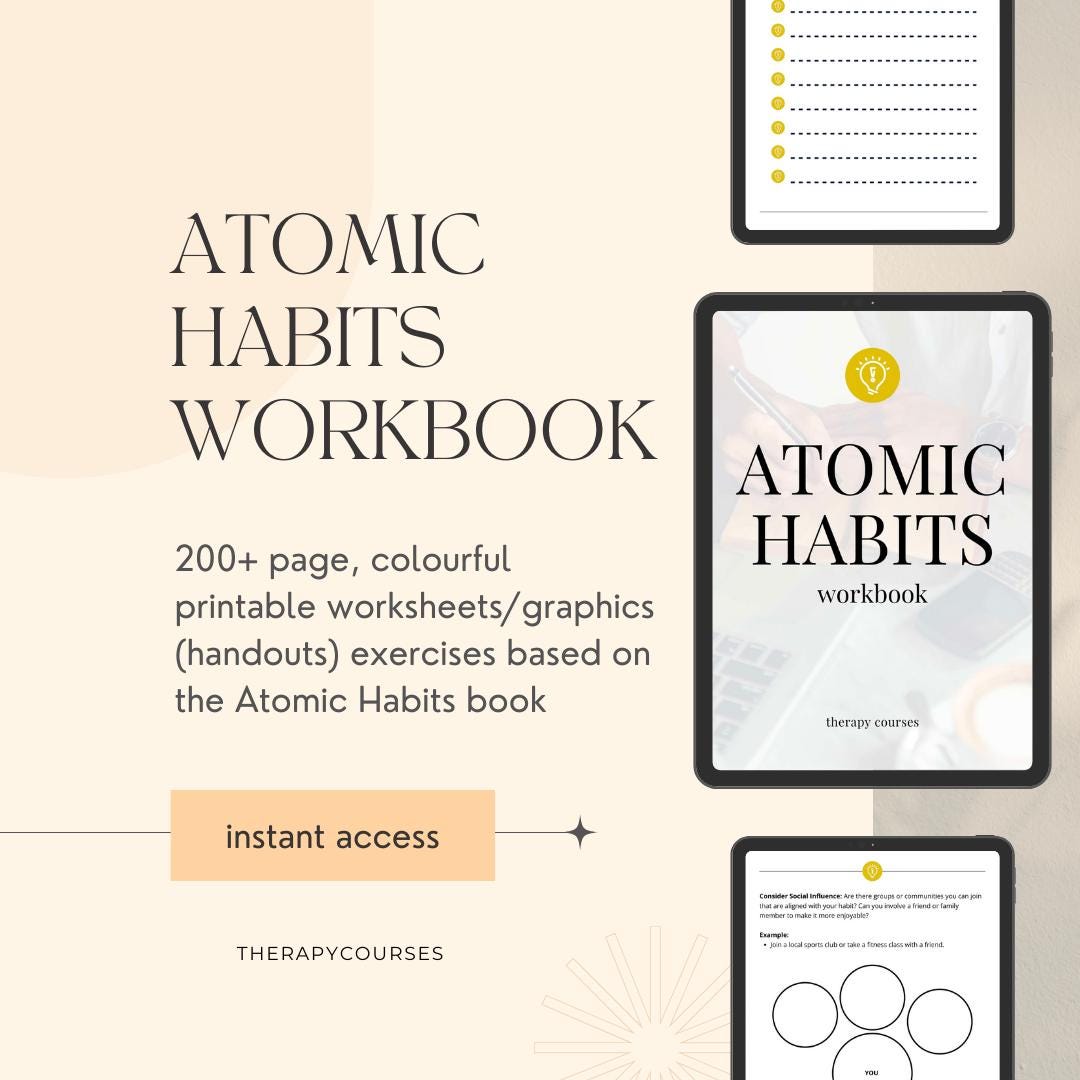 Habit Stacking Worksheet.pdf Atomic Habits Workbook: Habit Stacking, Goal Setting Exercises and ...