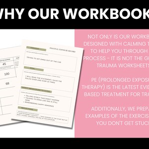 Exposure Therapy Worksheets PDF C-PTSD Anxiety Prolonged Exposure PE