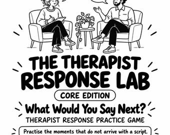 Client Response Lab: Social Work Resource, Clinical Supervision Tools, Empathetic Reflective Listening, Psychology Therapist Resource