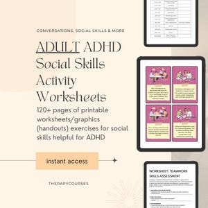 Arbeitsblätter zu sozialen Kompetenzen bei ADHS: Rollenspiele & Karteikarten, Übungen, Aktivitäten, Therapiehilfsmittel, Beratungsangebote