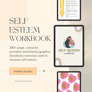 280+ Self Esteem Worksheets pdf - Confidence Building, Self Esteem Exercises, Improve Self Esteem, Growth Mindset, Adults & Teens