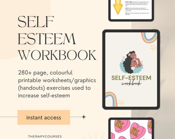 Self-Esteem Workbook: 280+ Exercises for Adults & Teens (PDF), Counselling Resources