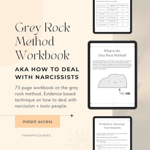 Manual del Método Roca Gris: Manual de Abuso Narcisista, Técnicas probadas para lidiar con narcisistas, Tóxico, Herramientas terapéuticas, Recursos de asesoramiento