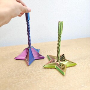 Spinner antiestrés en forma de estrella para impresión 3D (archivo STL), juguete antiestrés para escritorio (archivo STL), archivo STL de alta calidad para spinner antiestrés en forma de estrella para impresión 3D.