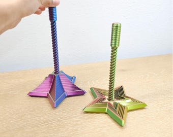 Star Fidget Spinner 3D Print STL, Stress Relief Desk Toy STL-bestand, hoogwaardig bestand Stl Star Fidget voor 3D Print Spinning Stress Relief