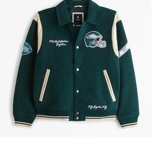 Philadelphia Eagles Varsity Jacket – premium fan gear for game day, casual wear, and standout style!