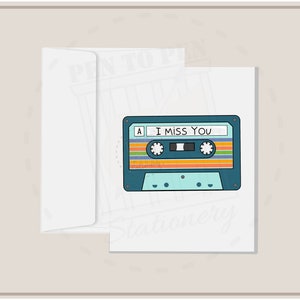 Mi manchi - Mixtape / Cartolina dolce mancante per incarcerato / Prigione Moglie Famiglia Amica Fidanzata / Amore a distanza Supporto Ispirazione