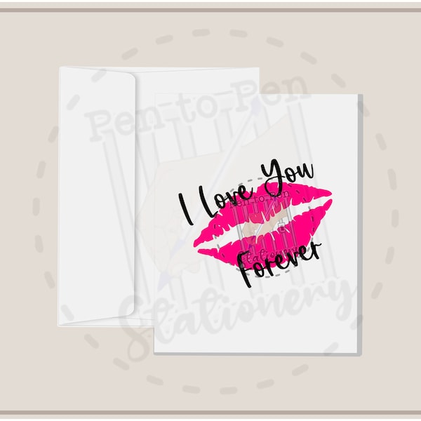 I Love You Forever | Cards for Incarcerated Individuals | Prison Wife Family Friend Girlfriend | Long Distance | Love Support Inspiration