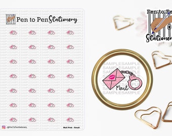 Pink Cuffed Jail Mail | Prison Wife Phone Call Planner Sticker | Family Friend Girlfriend | Long Distance Love Support, Inspiration Cute