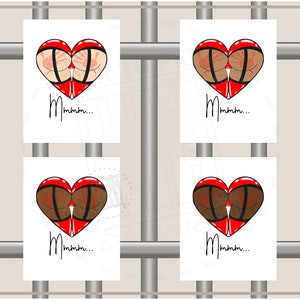 Mmmm Sculacciato Bootie / Carte per individui incarcerati / Prigione Moglie Amica di famiglia Fidanzata / Lunga distanza / Ispirazione di supporto d'amore