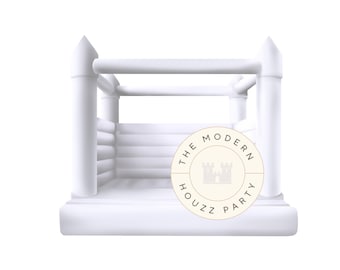 White Bounce House Sketch Drawing
