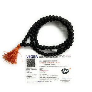 6mm Karungali Mala for women