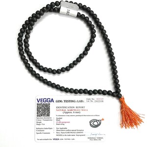 Karungali Mala 6mm for Meditation and Wearing