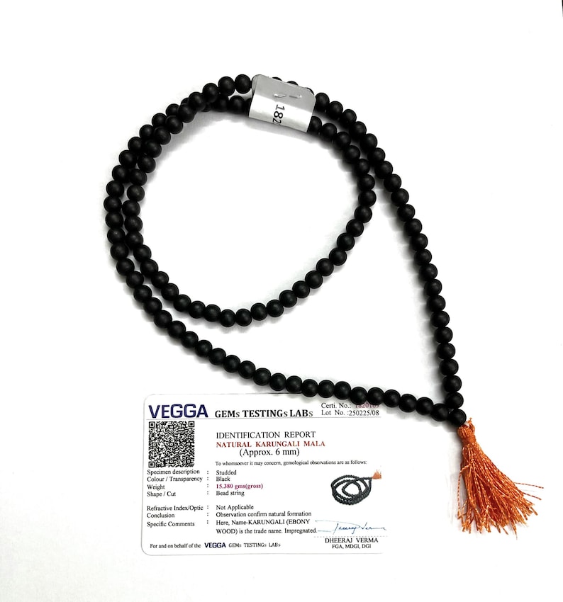 Karungali Mala with Certificate for women
