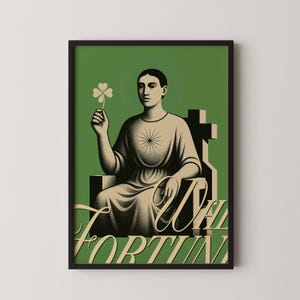 Wheel of Fortune – [THE MIDCENTURY SERIES] – Digital download. Vintage, mid-20th century, surreal graphic tarot wall art.