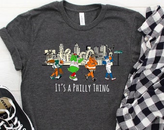 All Phillies Phanatic Flyers Gritty Eagles Swoop 76ers Franklin the Dog  Philly Flyers Mascot Sweatshirt, T-shirt - Ink In Action