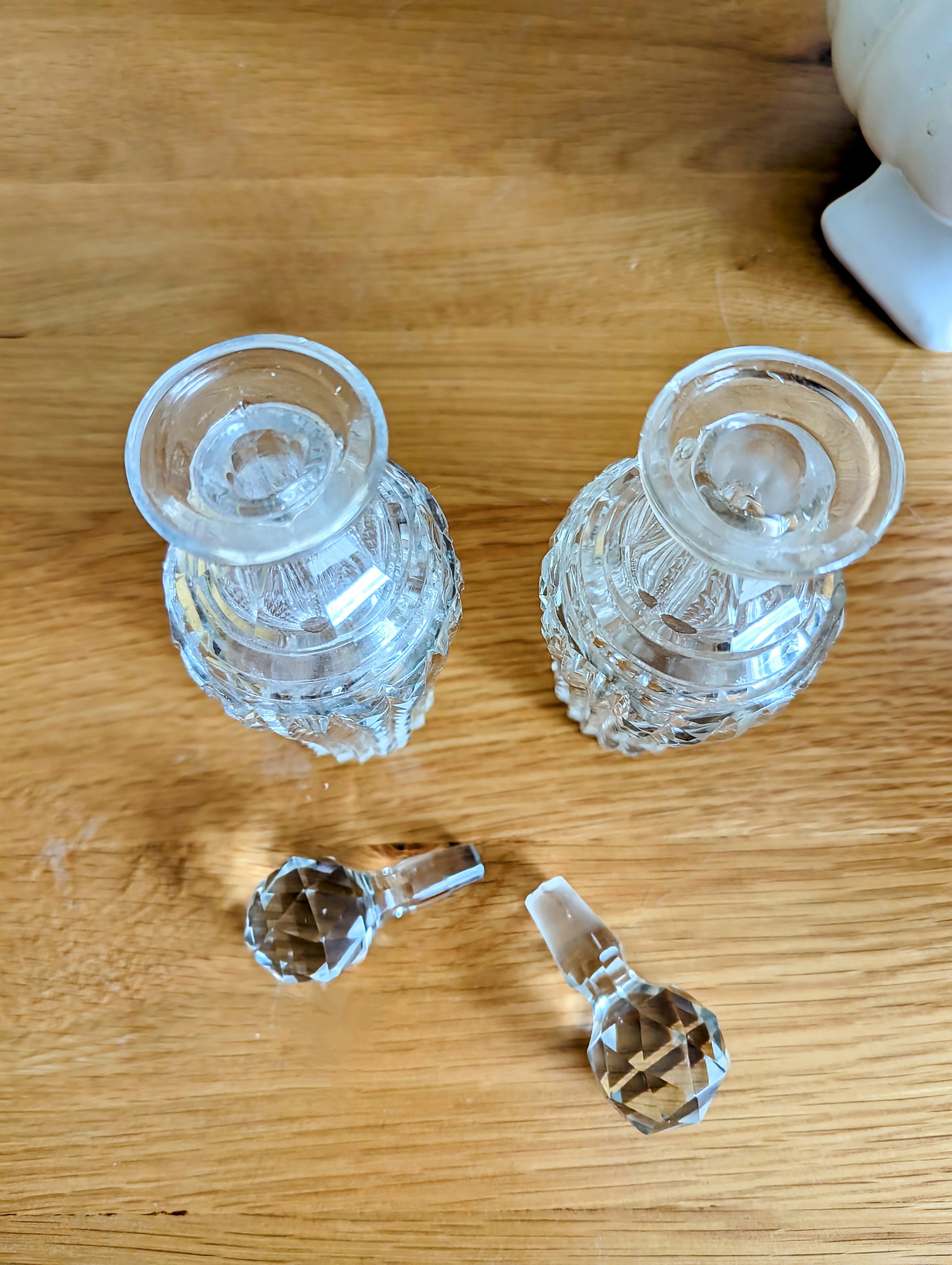 Victorian Cut Glass Dressing Table Set Etsy Australia