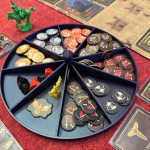 Round Token Tray and Card Holders for Heroes of Might and Magic III The Board Game image 9