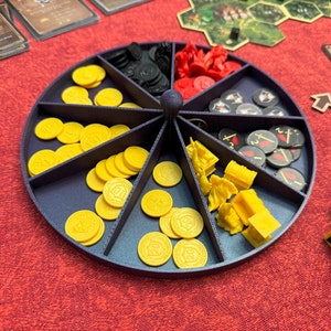 Round Token Tray and Card Holders for Heroes of Might and Magic III The Board Game image 8