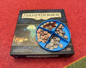 Round token tray for Arkham Horror LCG