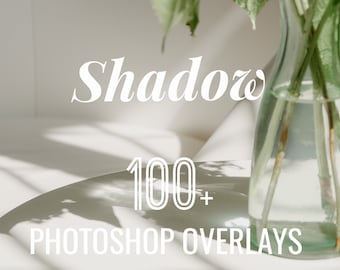 Shadow Photoshop Overlays, Photo Overlays Package, Window PS Background Portrait Photoshop PNG JPG Texture Bundle Creative Photography