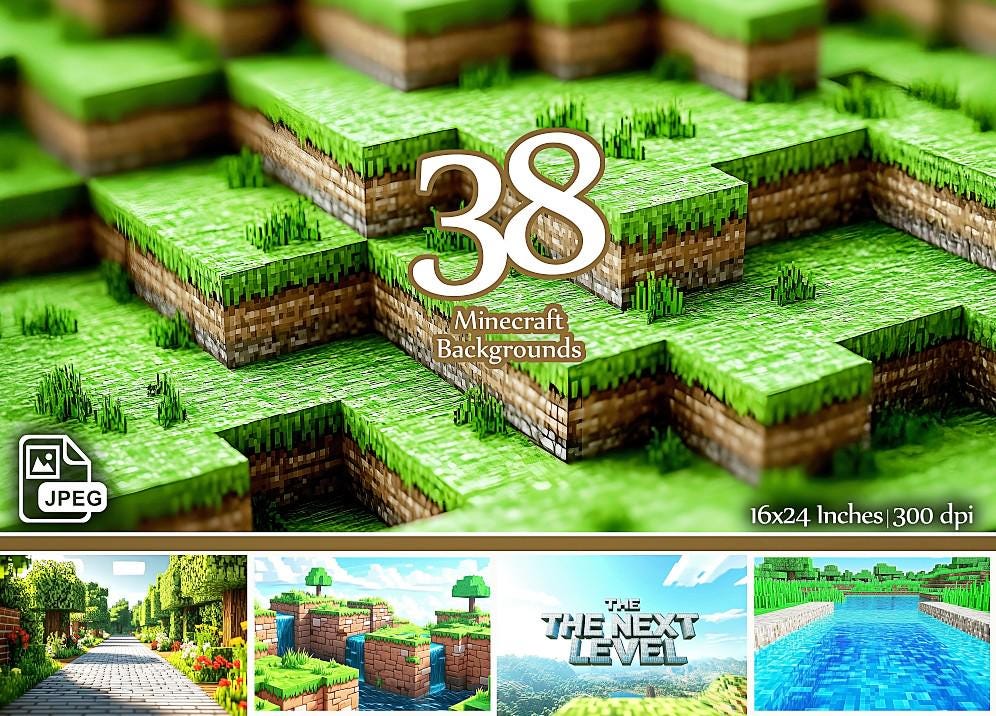 Digital Minecraft Backgrounds