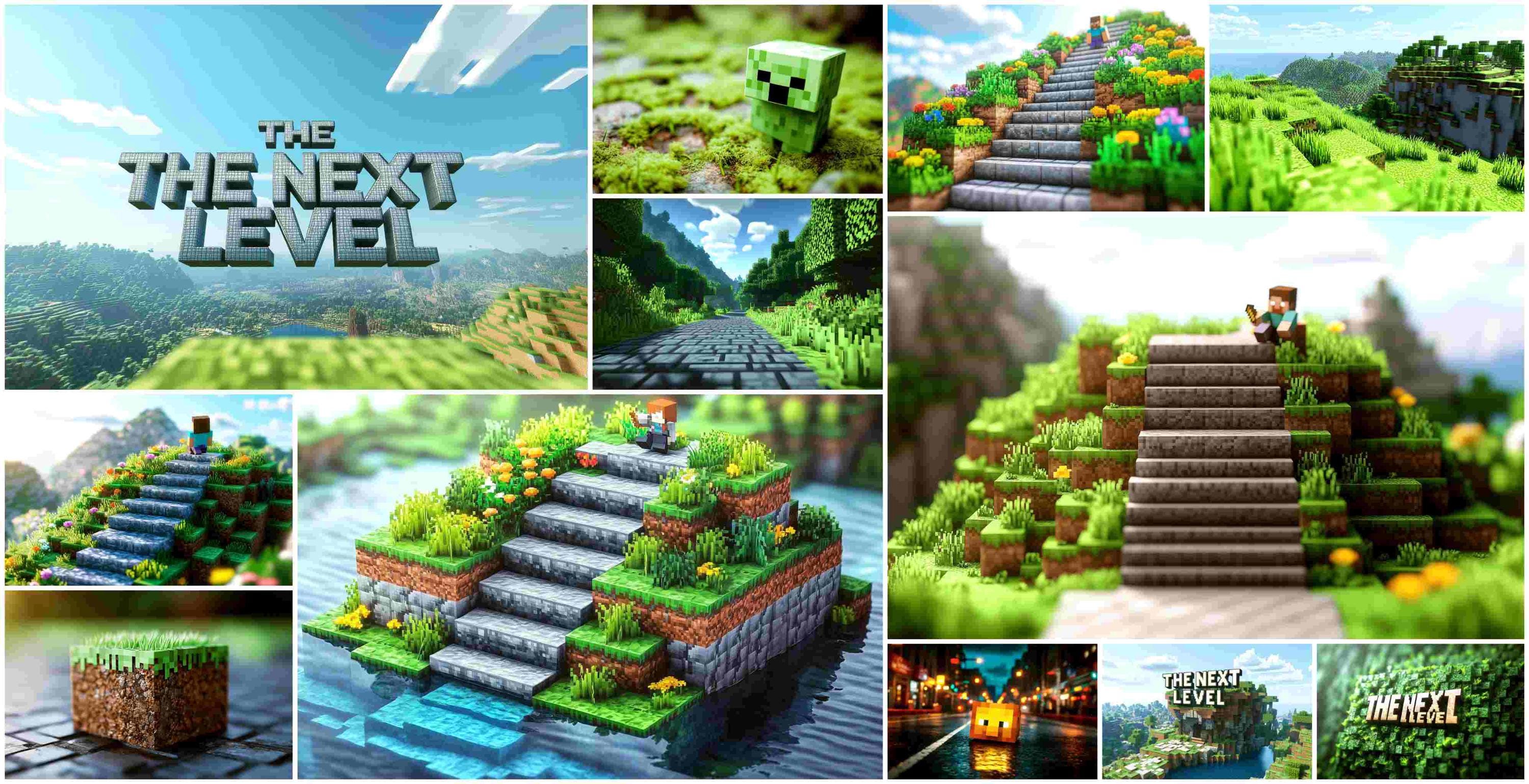 Digital Minecraft Backgrounds